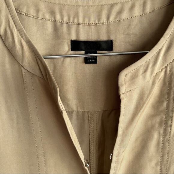 ATM New Micro Twill Jogger Jumpsuit In Willow Bark - Picture 5 of 6